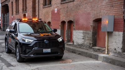 GoJoe Patrol Vehicle in an Alley Photo