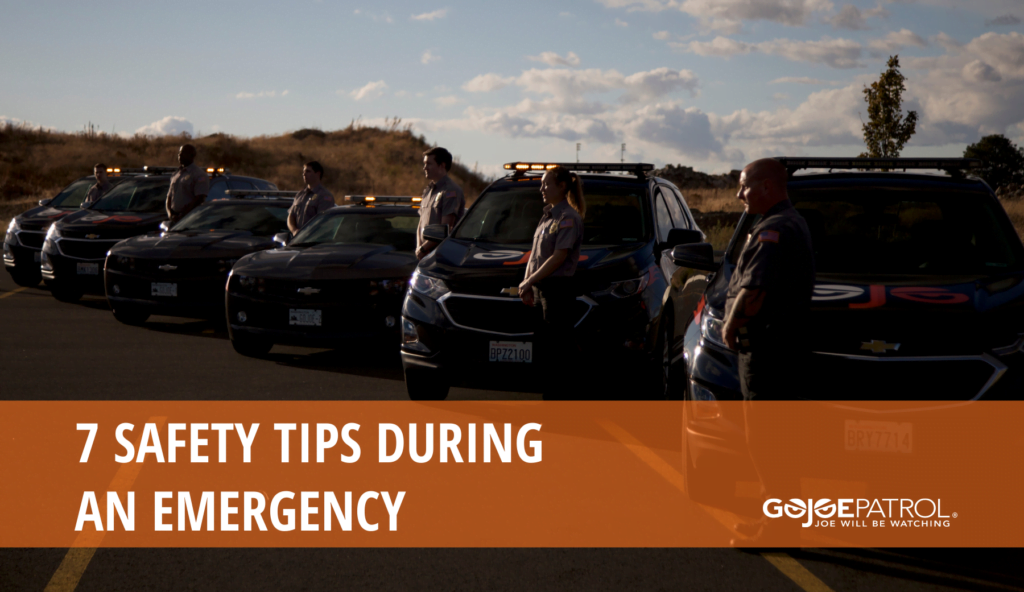 safety tips during emergency